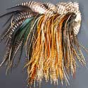 Whiting dry fly show pelts