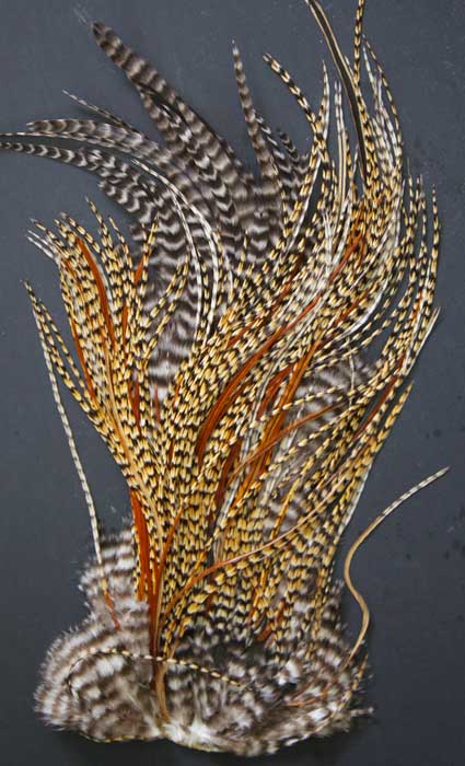 Lion Rooster Feathers For Fly Tying - Natural Feathers For Nymphs And Pellet Flies