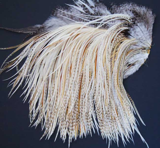 Cree feathers heritage fly tying rare hackle feather hair extensions 10  singles