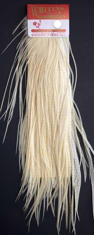 Whiting Saddle hackle,grizzly yellow,hair extentions | #197495586